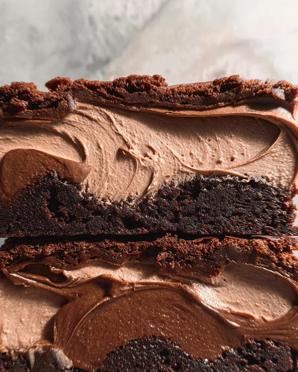 Chocolate Mousse Brownies Recipe 21 Chocolate