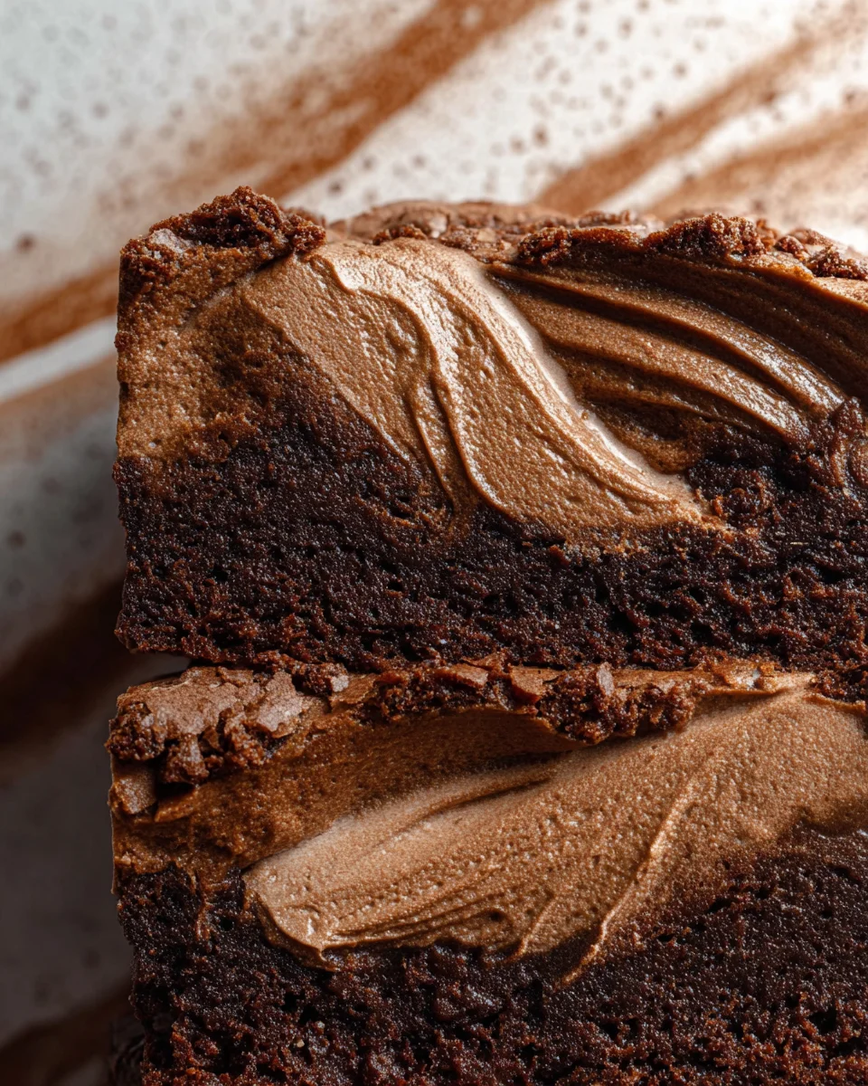 Chocolate Mousse Brownies Recipe 22 Chocolate
