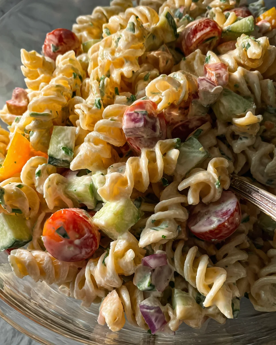 Creamy Pasta Salad 19 Creamy