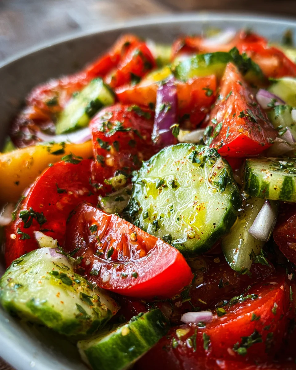 Cucumber Tomato Salad