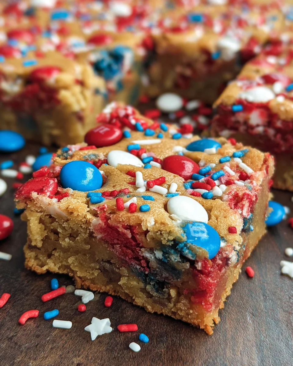 Fireworks Blondies