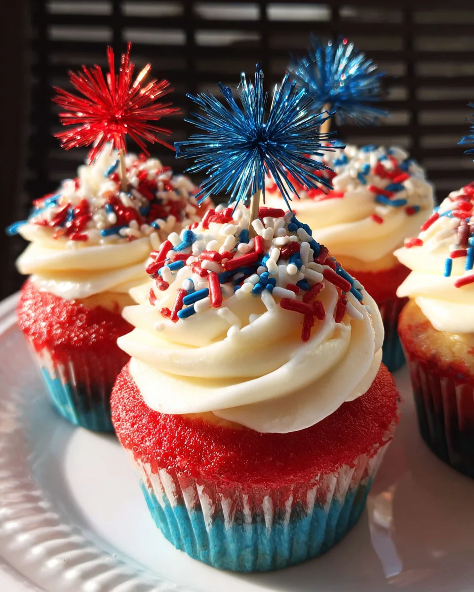 Fireworks Cupcakes 25 Fireworks