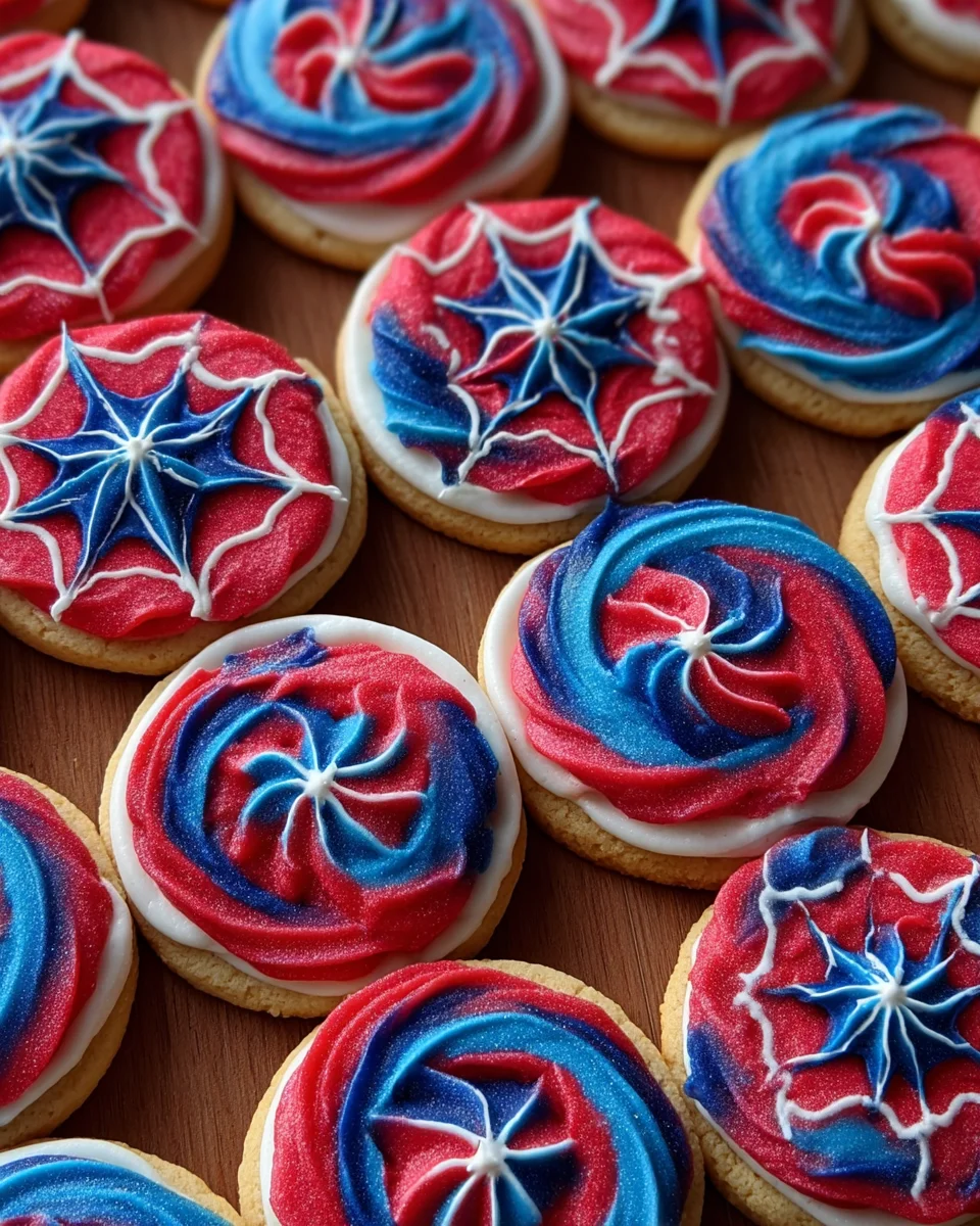 Fireworks Sugar Cookie Cake