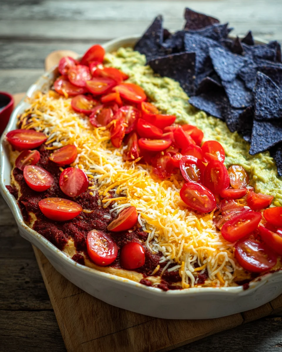 Flag Taco Dip
