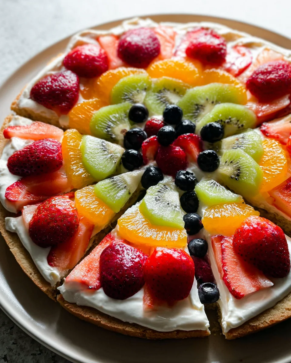 Fruit Pizza Summer Dessert