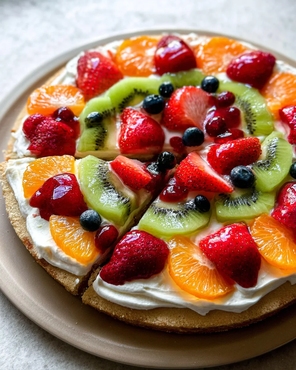 Fruit Pizza Summer Dessert 23 Fruit