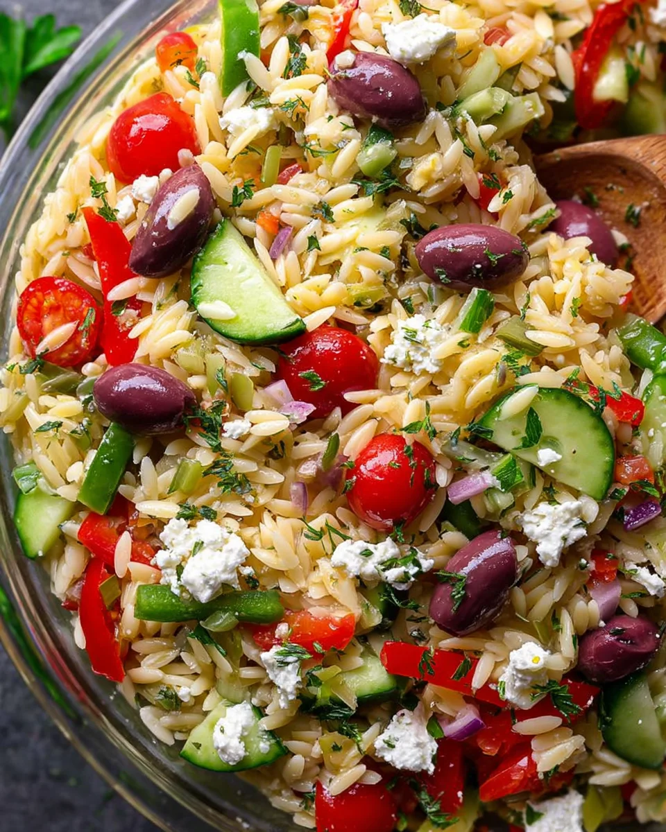 Greek Orzo Salad
