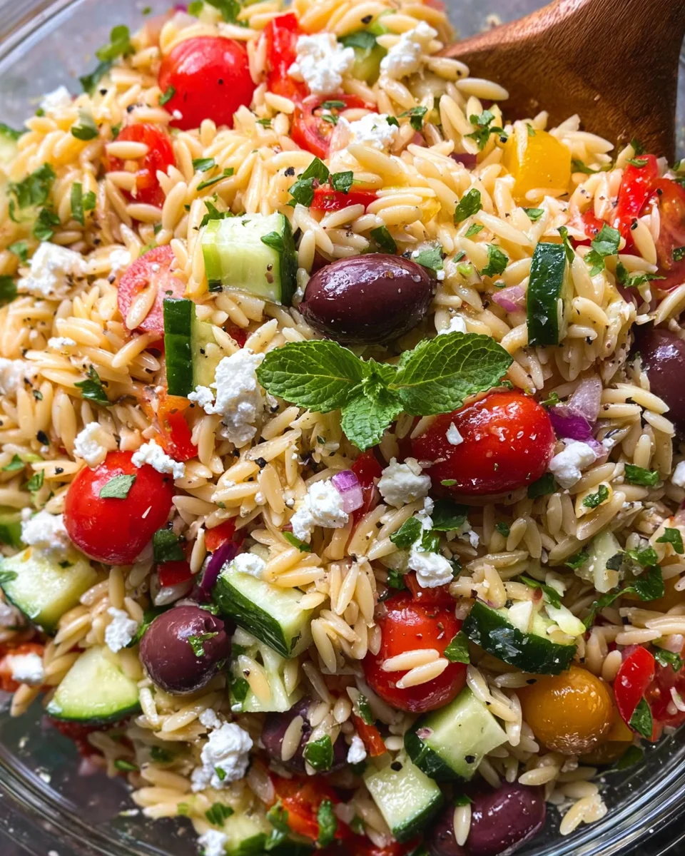 Greek Orzo Salad 26 Greek