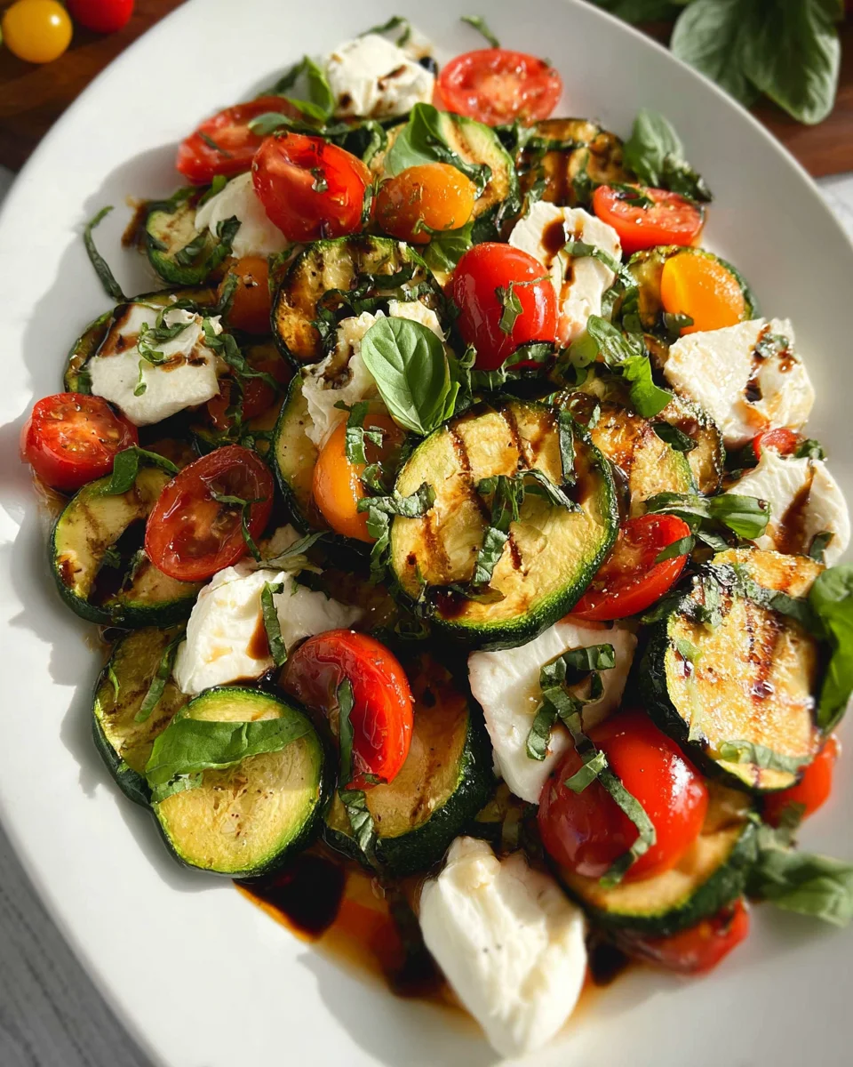 Grilled Zucchini Salad