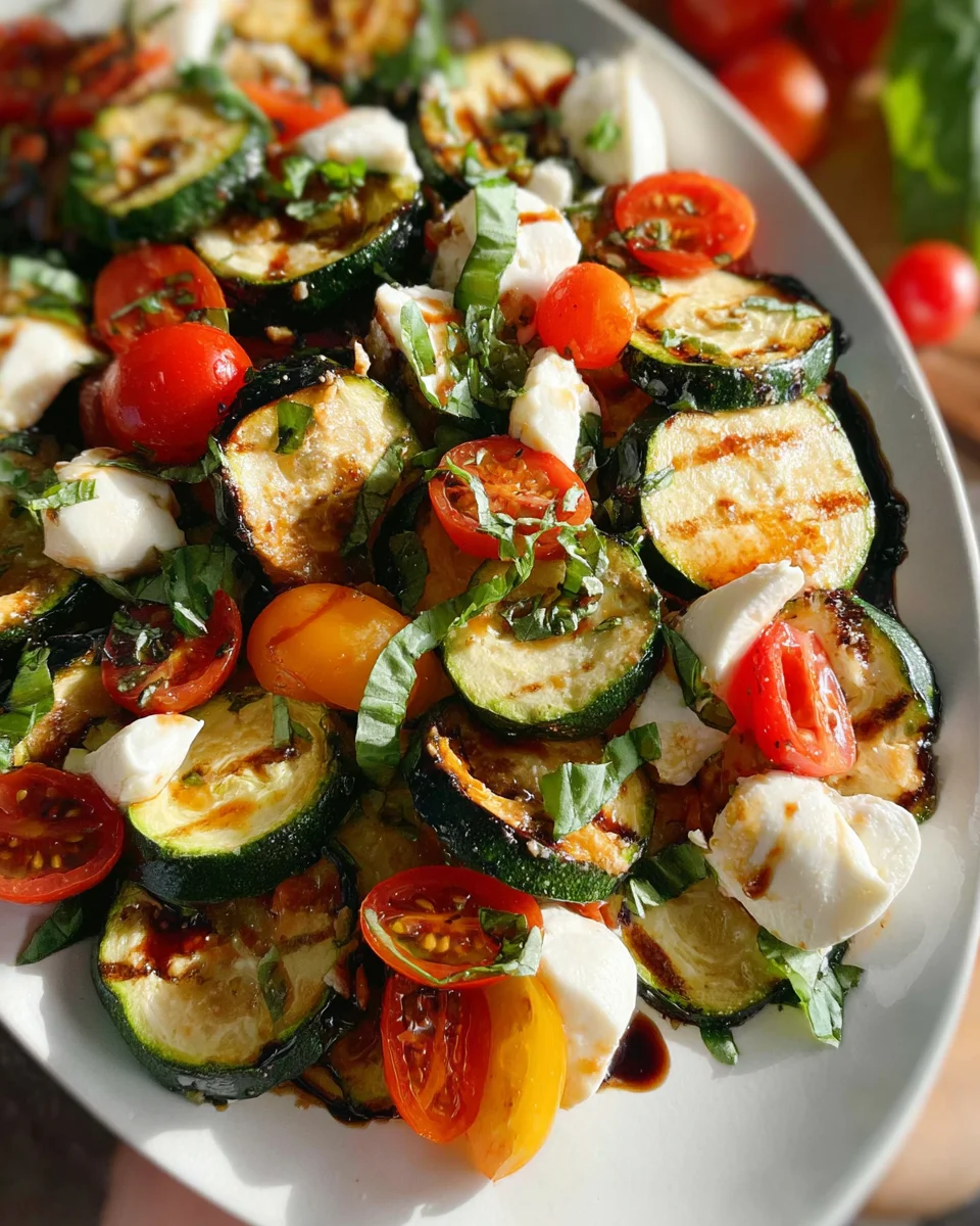 Grilled Zucchini Salad 21 Grilled