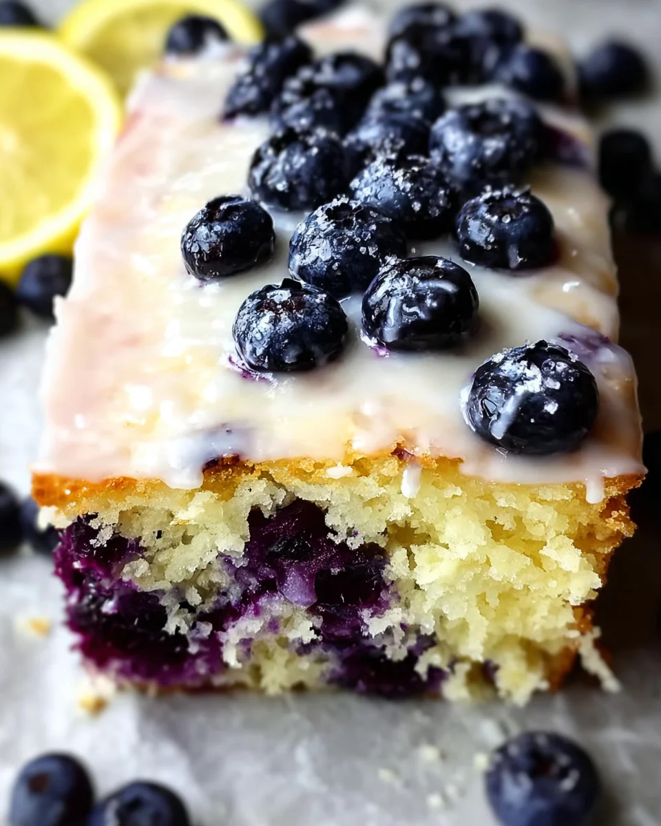Lemon Blueberry Sheet Cake