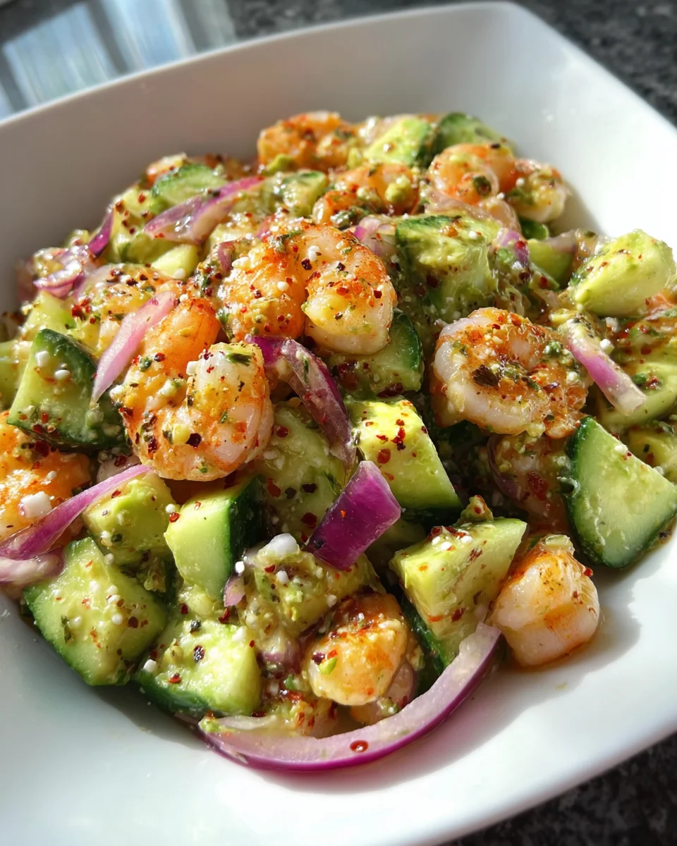 Mediterranean Keto Shrimp Salad