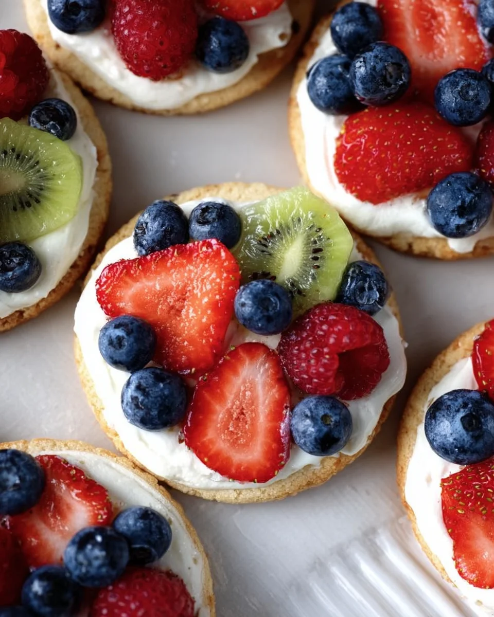 Mini Fruit Pizzas