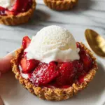 Mini Strawberry Ice Cream Pies 16 Mini Strawberry Ice Cream Pies