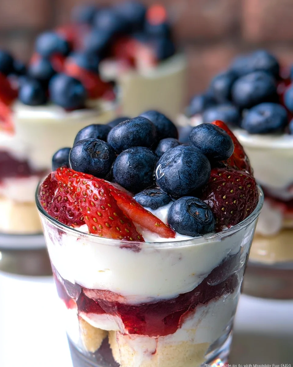 Mixed Berry Mini Trifles