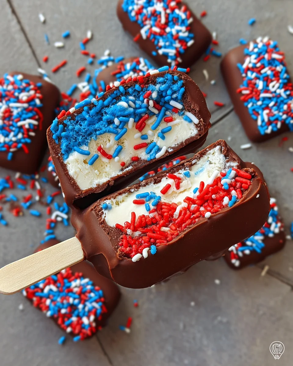 Patriotic Mini Ice Cream Sandwiches 14 Patriotic