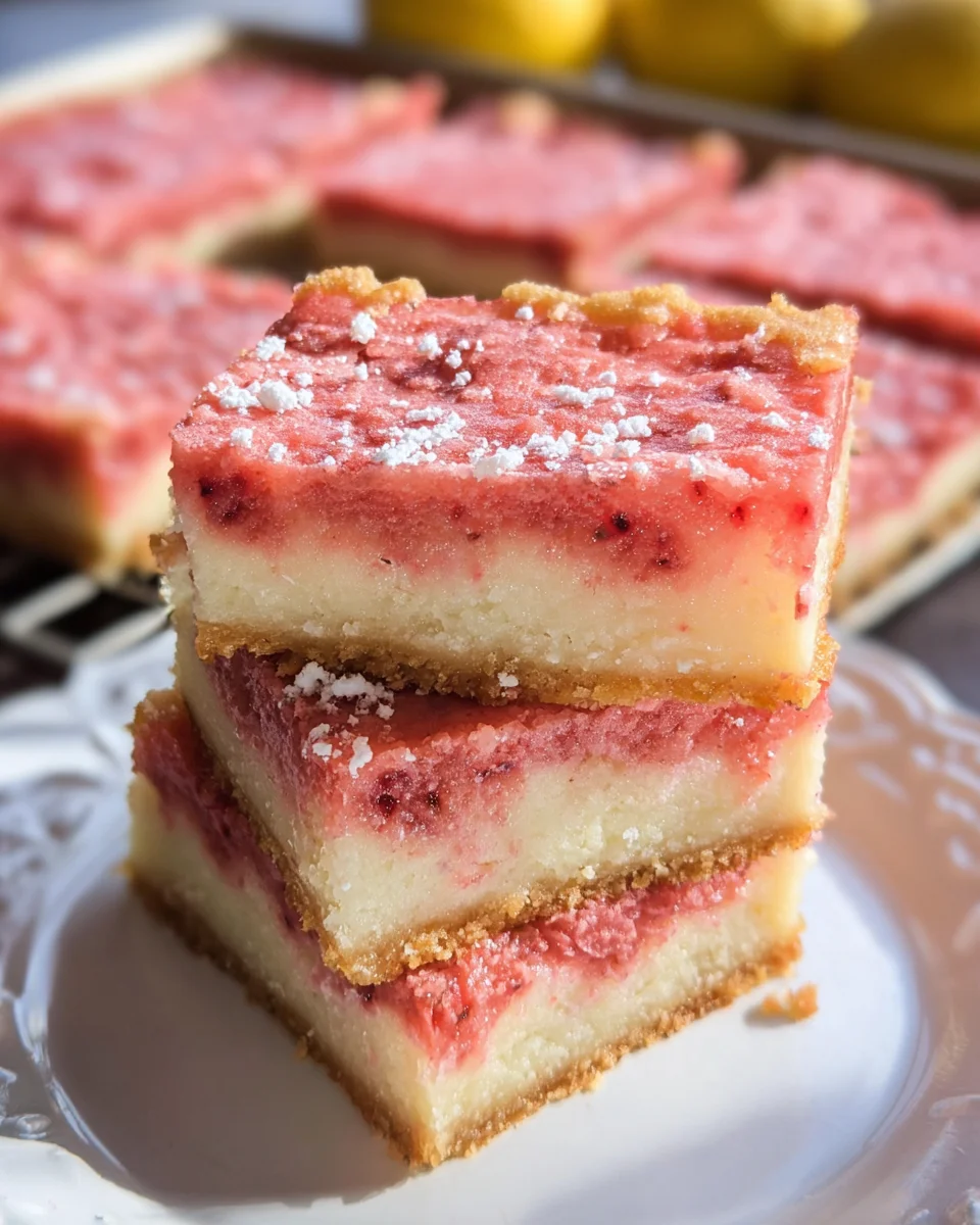 Pink Lemonade Bars 16 Pink