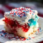 Red, White, & Blue Poke Cake 16 Red, White, & Blue Poke Cake