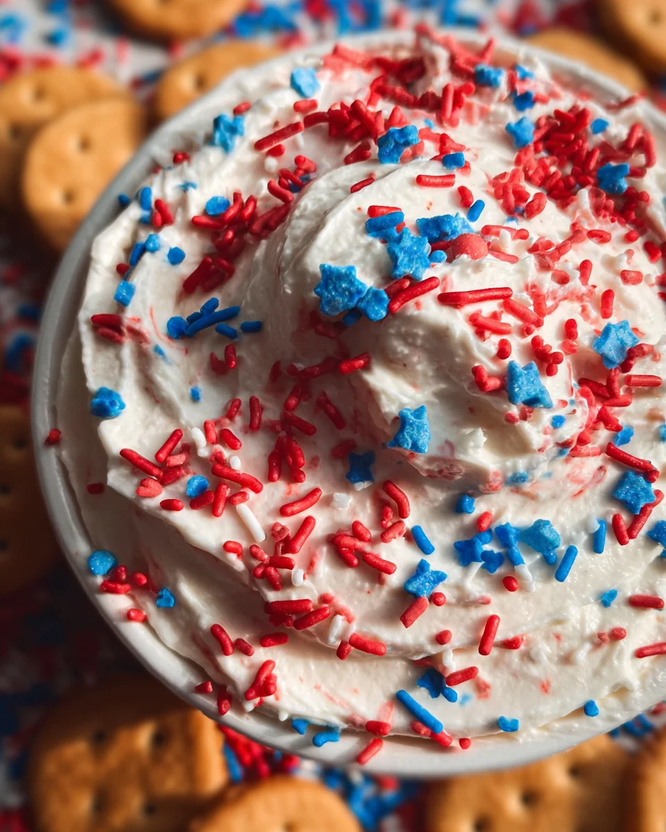Red, White and Blue Funfetti Dip 14 Red,