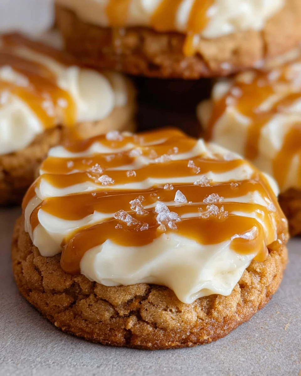 Salted Caramel Cheesecake Cookies Recipe