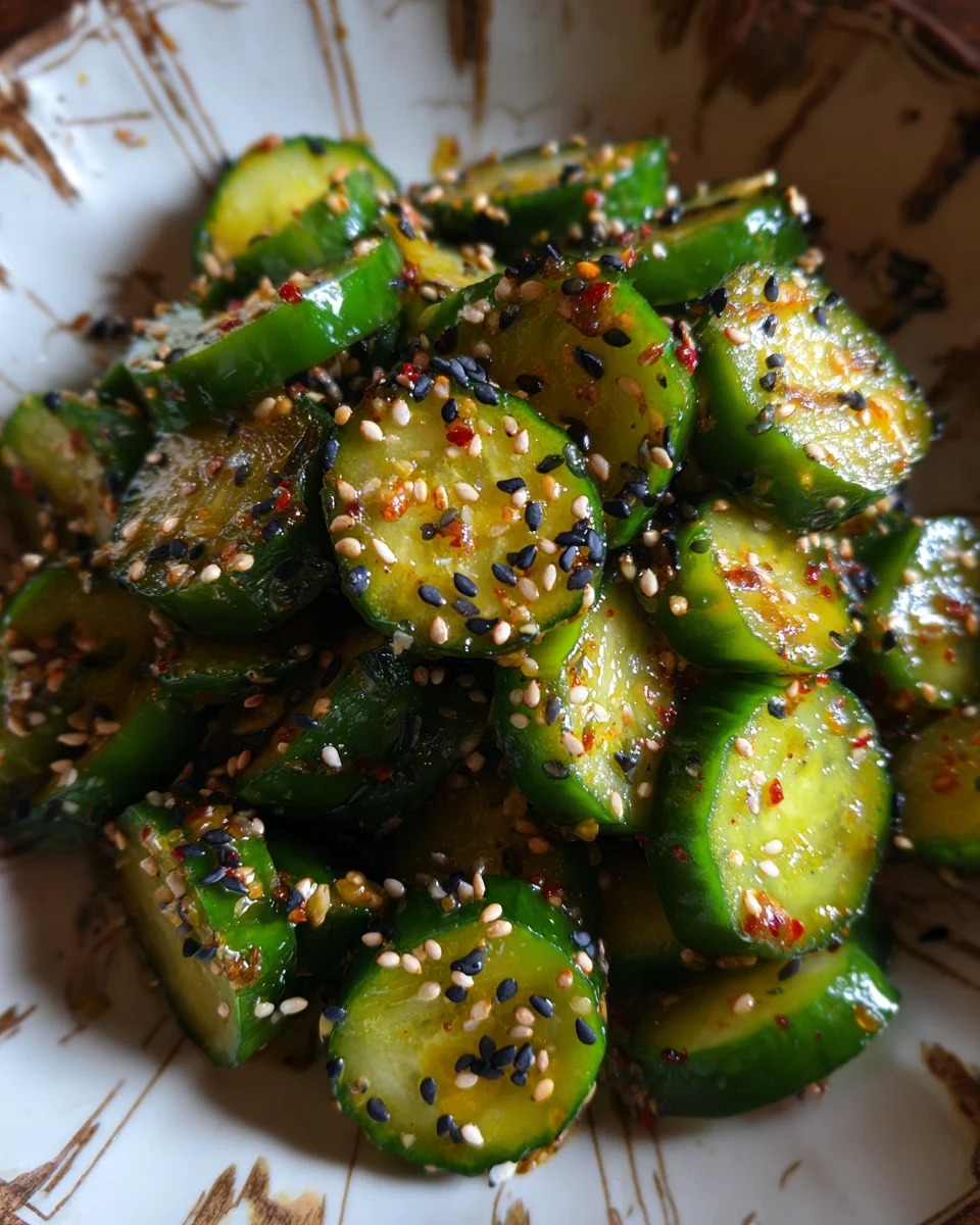 Sesame Cucumber Salad 18 Sesame