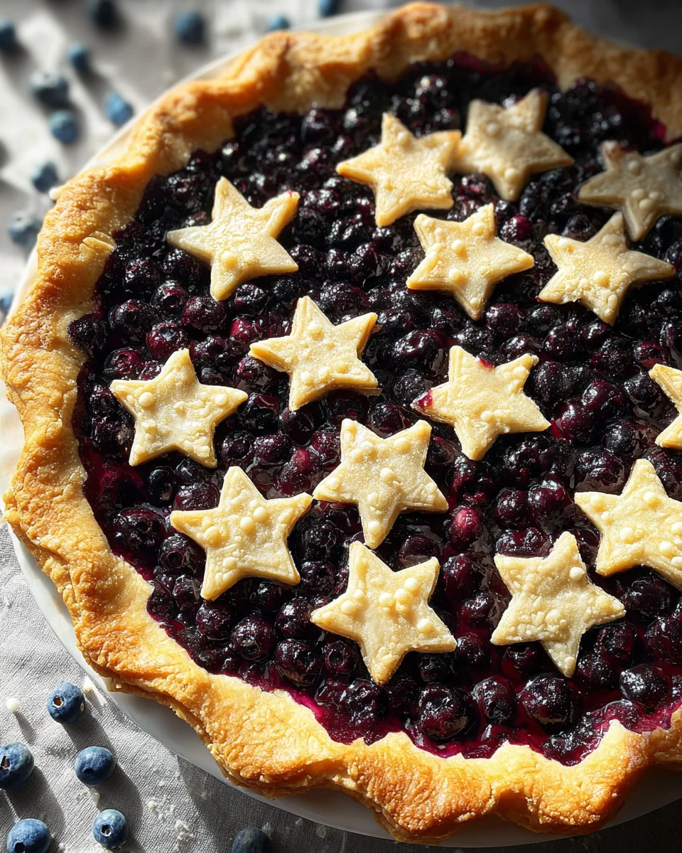 Star-Studded Blueberry Pie 17 Star-Studded