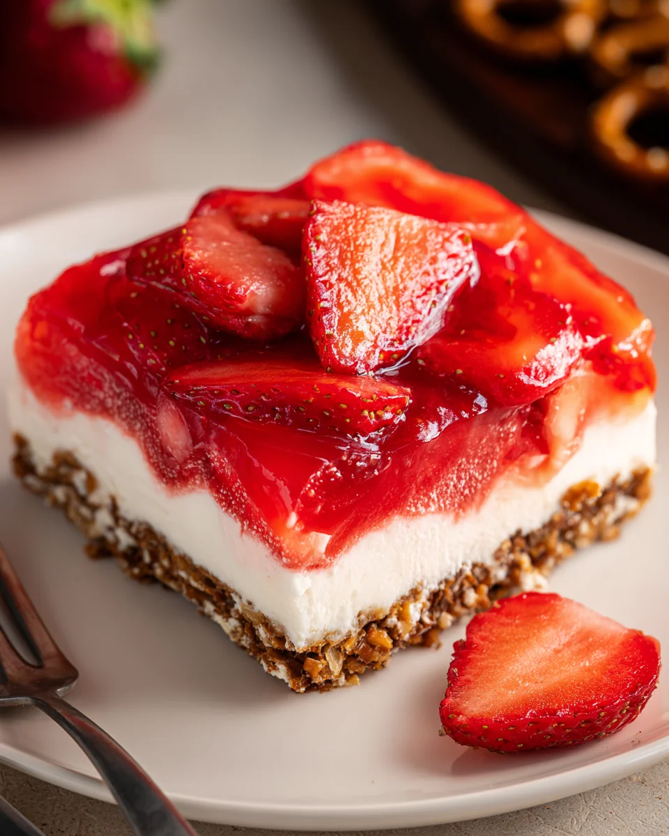 Strawberry Pretzel Salad