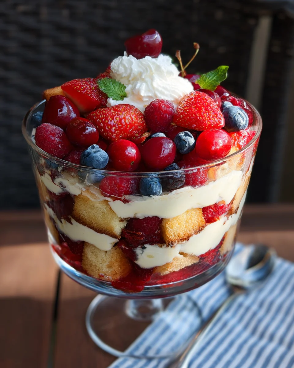 Summer Berry Trifle