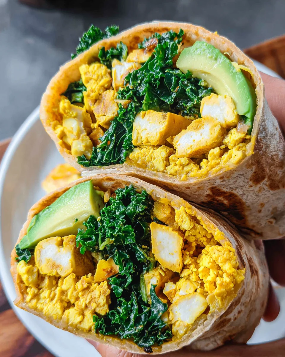 Tofu Scramble Wrap