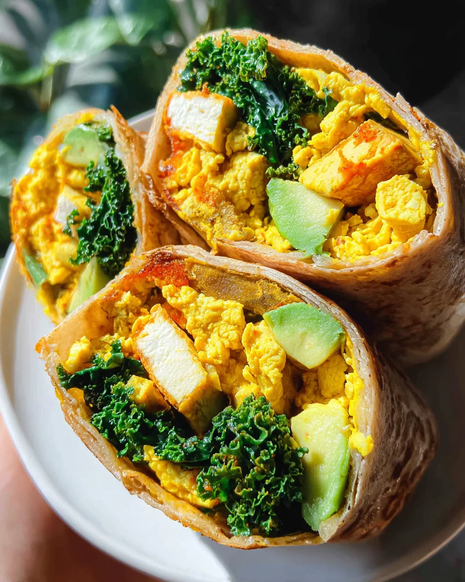 Tofu Scramble Wrap 28 Tofu
