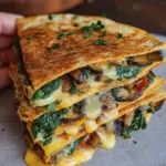 Vegan Spinach Quesadillas 30 Vegan Spinach Quesadillas