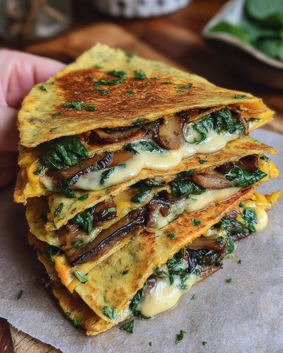Vegan Spinach Quesadillas 28 Vegan