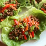 Asian Style Ground Beef Lettuce Wraps 20 Asian Style Ground Beef Lettuce Wraps