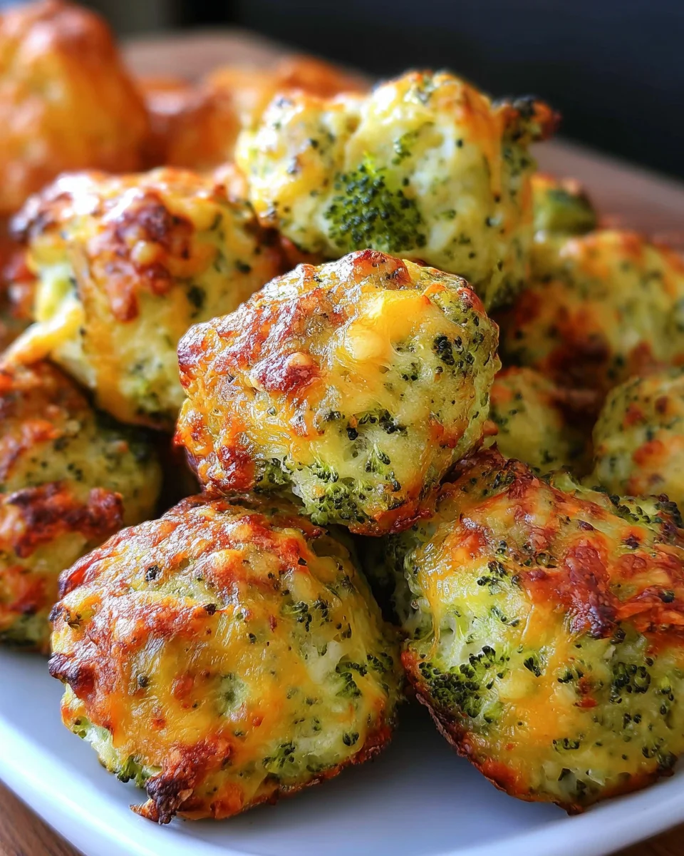 Baked Broccoli Cheese Balls