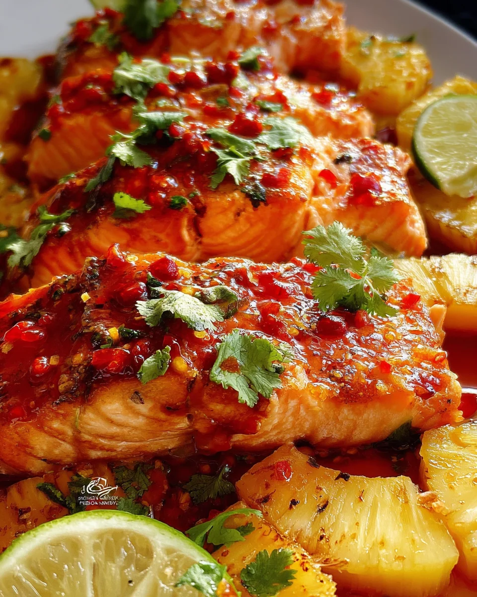 Baked Pineapple Salmon 21 Baked