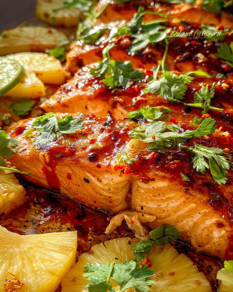 Baked Pineapple Salmon 22 Baked