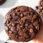 Bakery Style Double Chocolate Chip Cookies