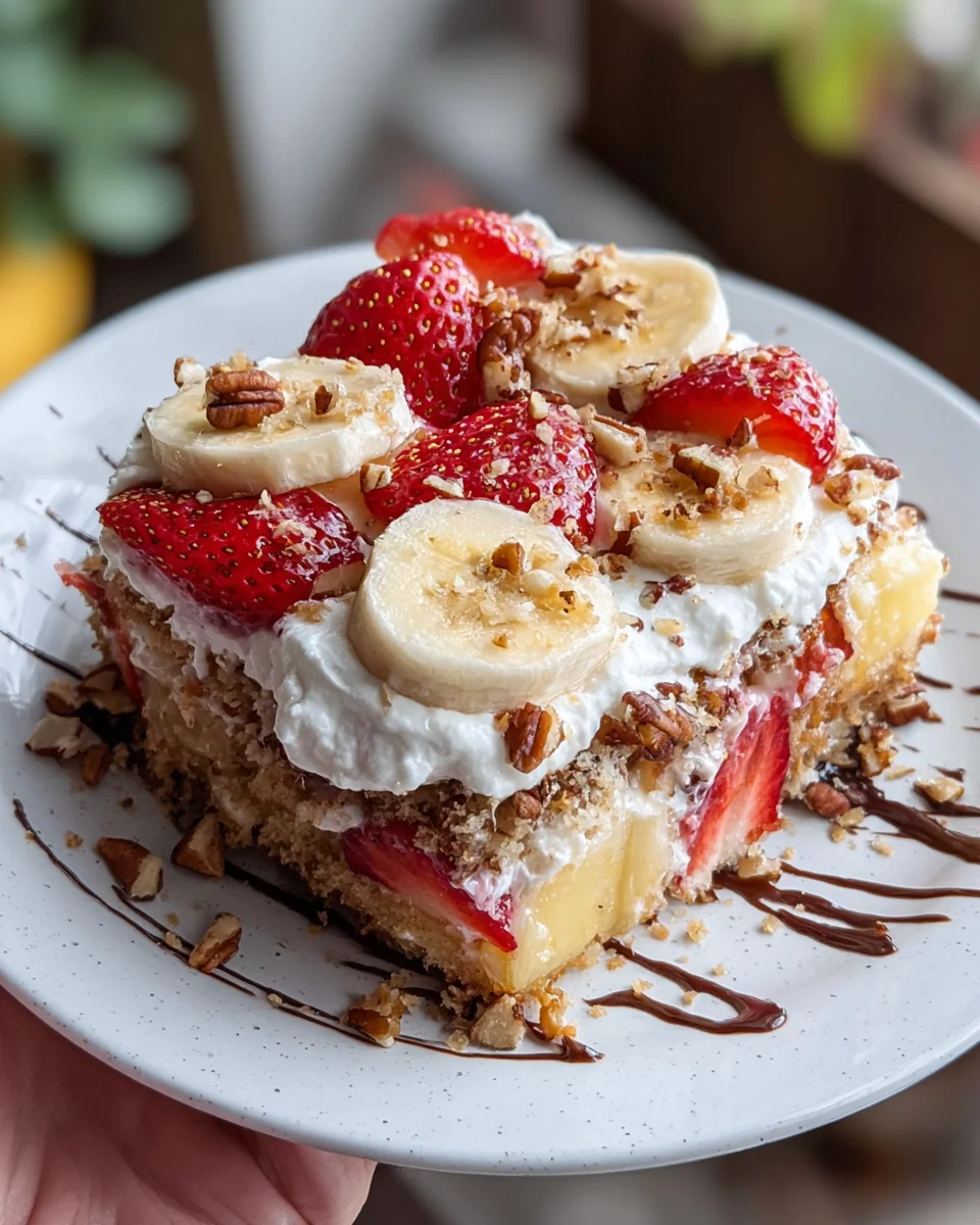 Banana Split Dump Cake Recipe
