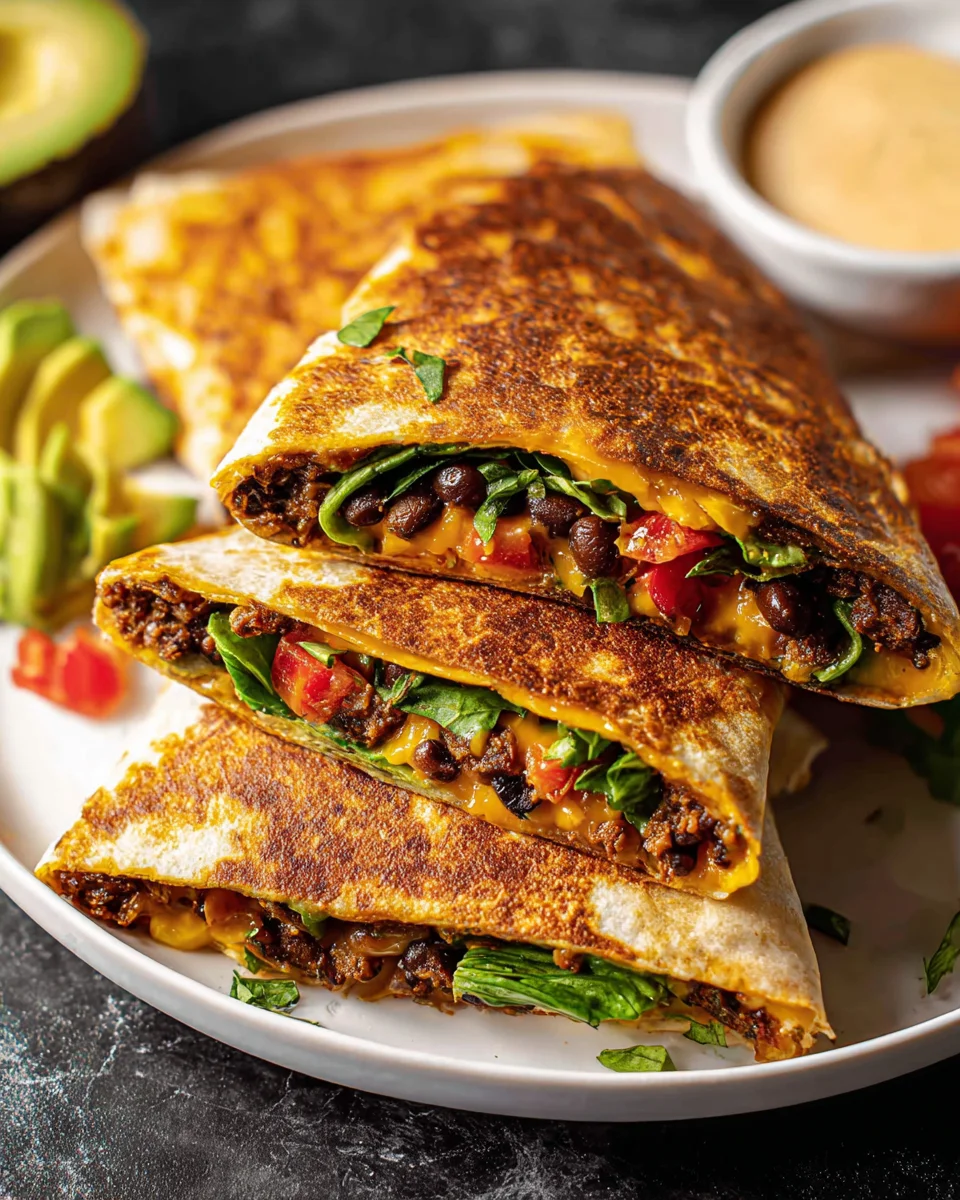 Black Bean Crunch Wrap 30 Black