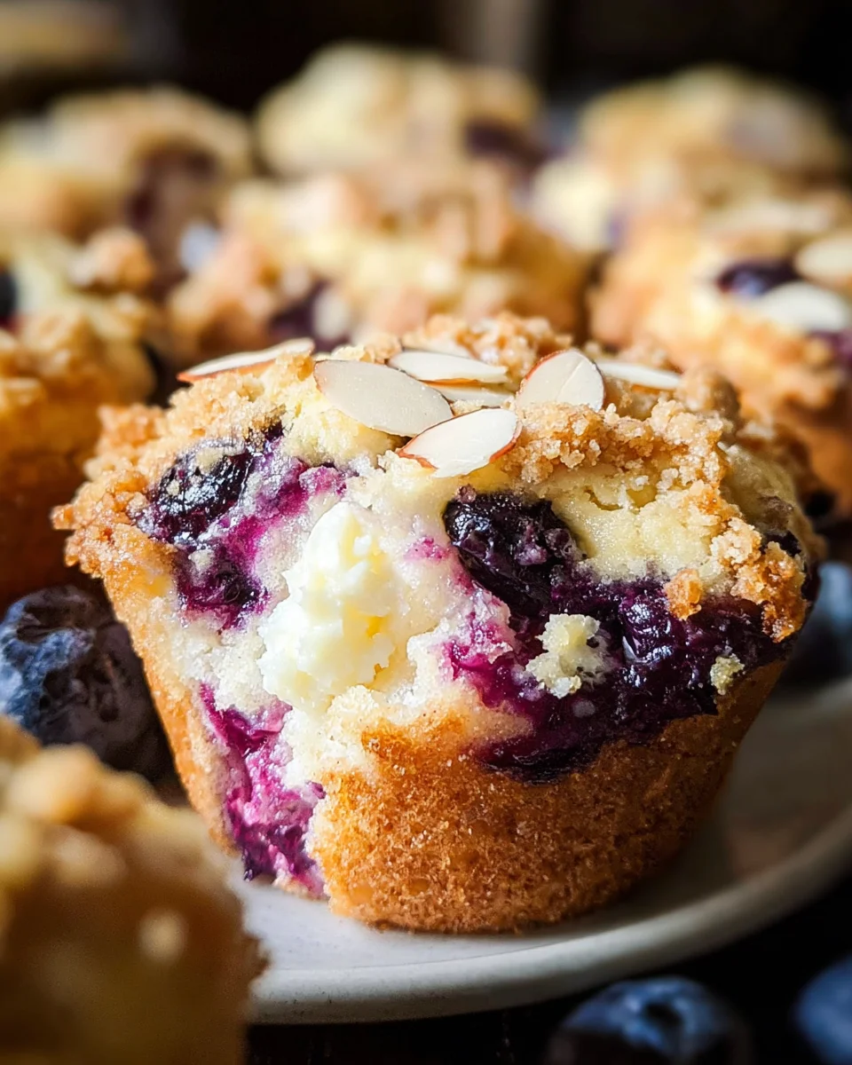 Blueberry Cream Cheese Muffins