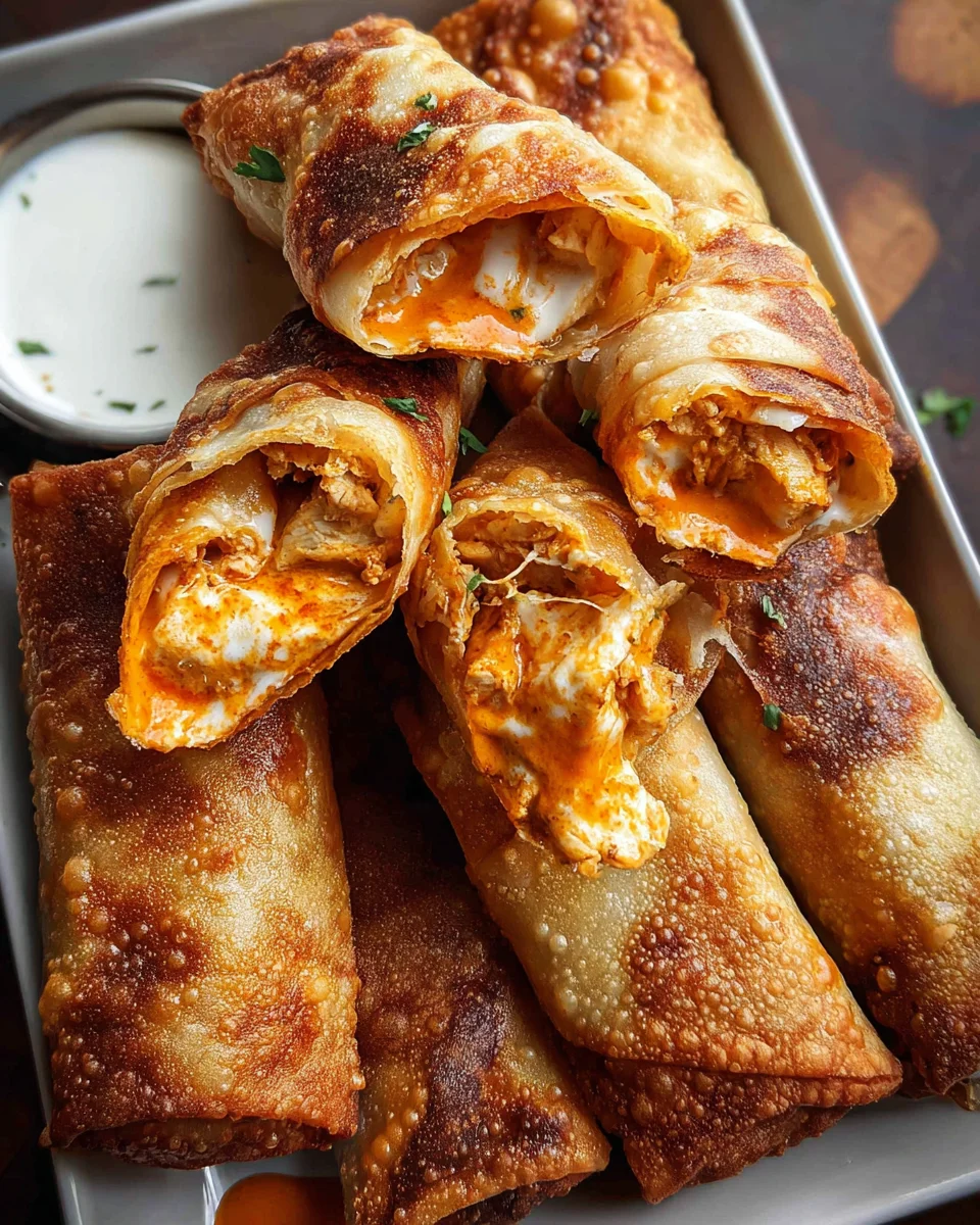 Buffalo Chicken Egg Rolls 18 Buffalo