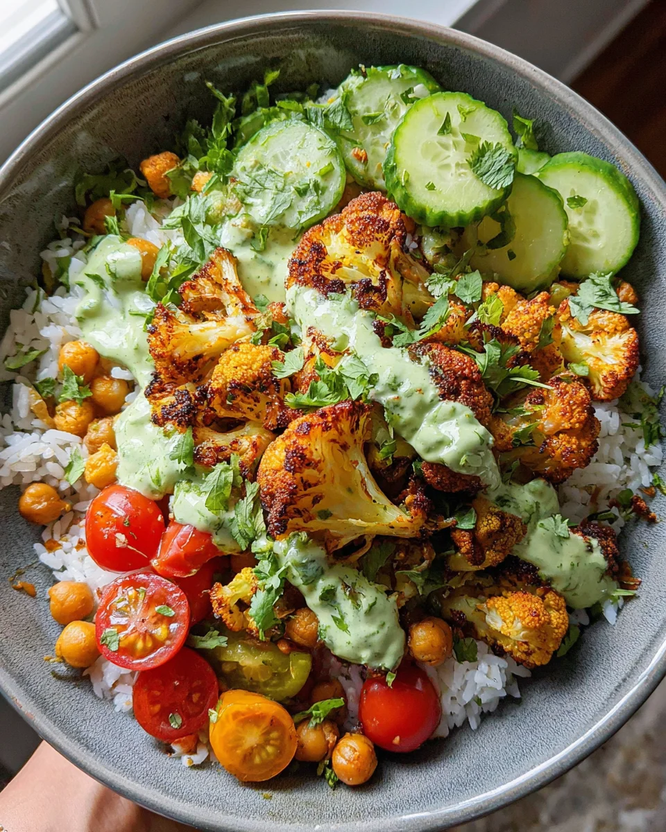 Cauliflower Shawarma Bowls