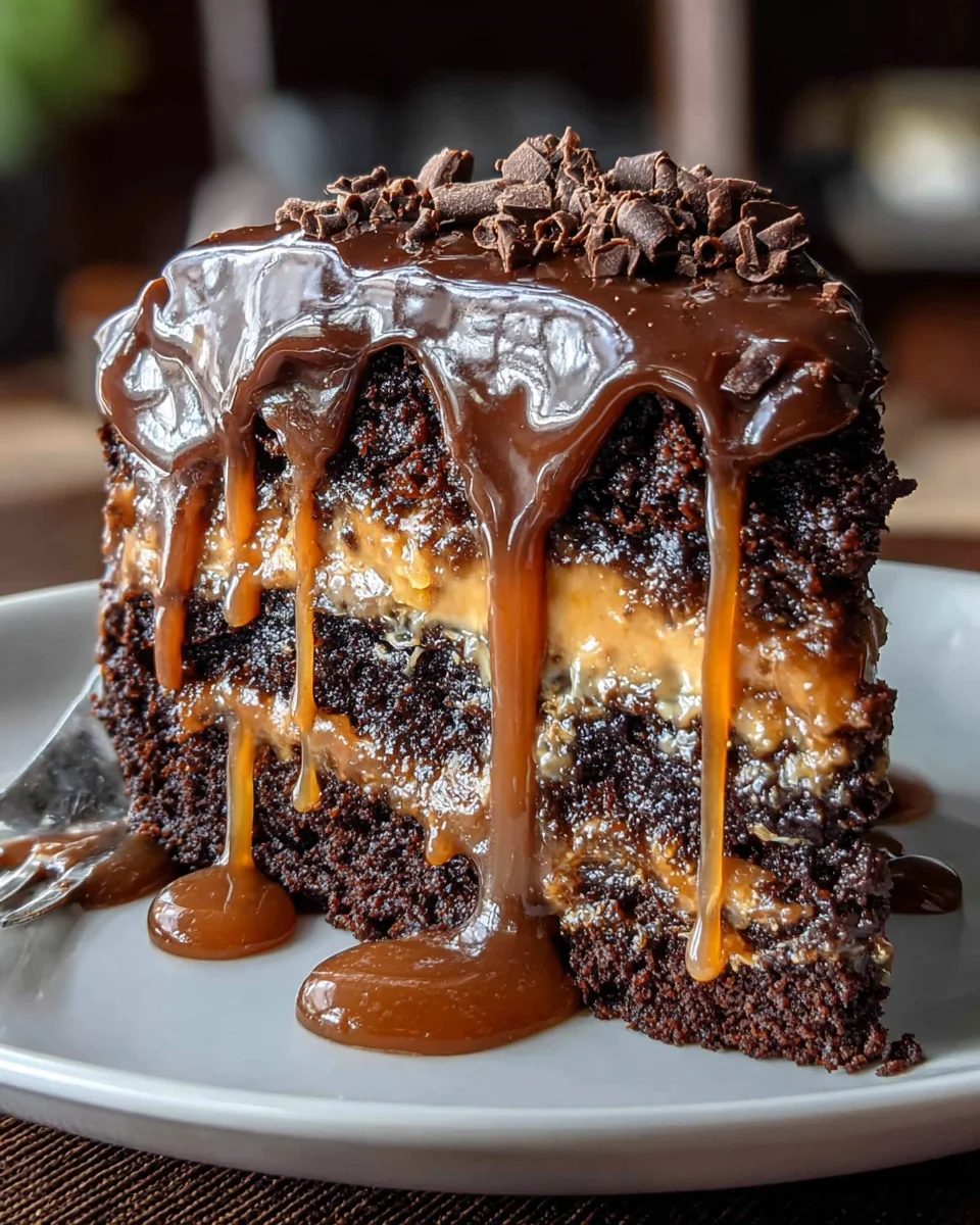 Chocolate Caramel Dump Cake Recipe