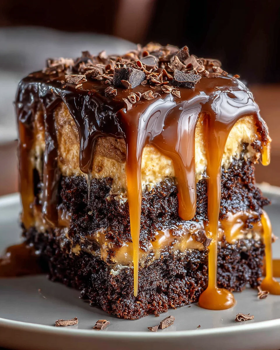 Chocolate Caramel Dump Cake Recipe 19 Chocolate