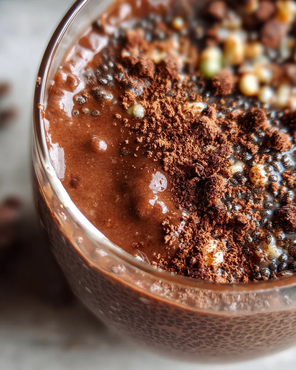 Chocolate Chia Pudding 16 Chocolate