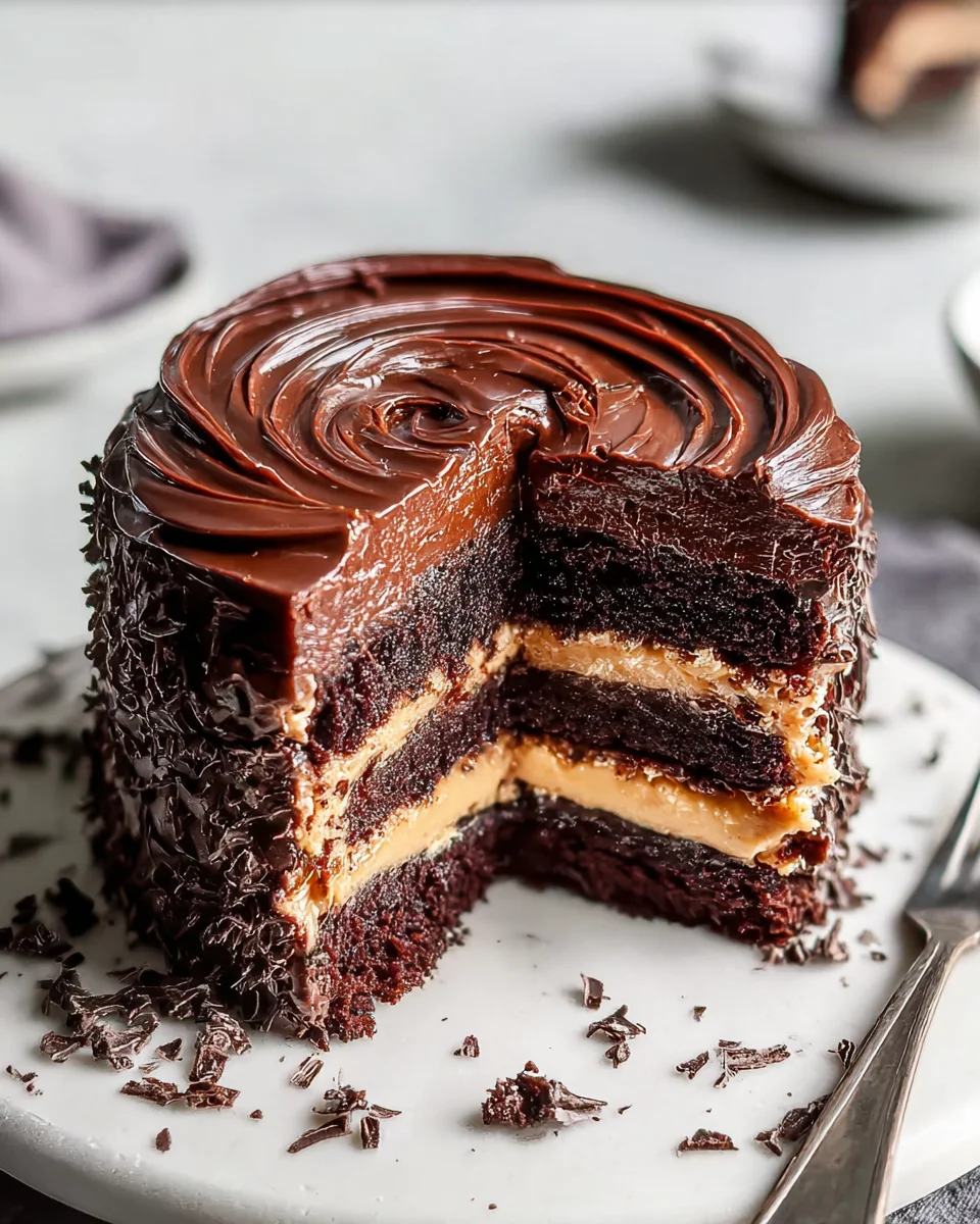 Chocolate Dulce de Leche Cake