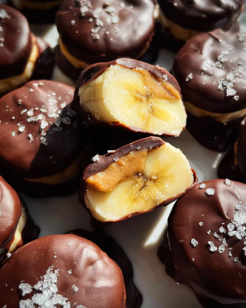 Chocolate Peanut Butter Banana Bites 15 Chocolate