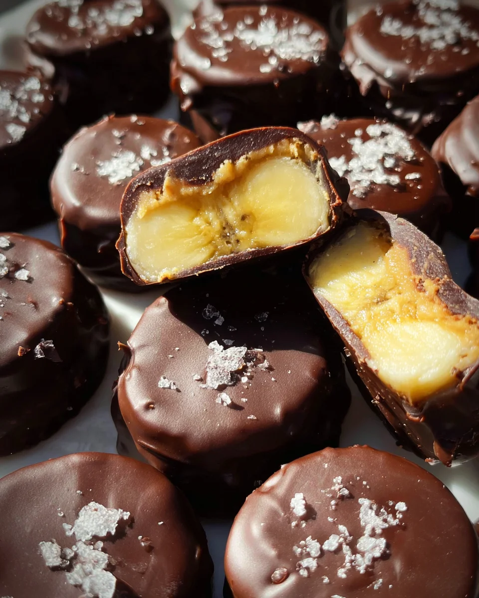 Chocolate Peanut Butter Banana Bites 16 Chocolate