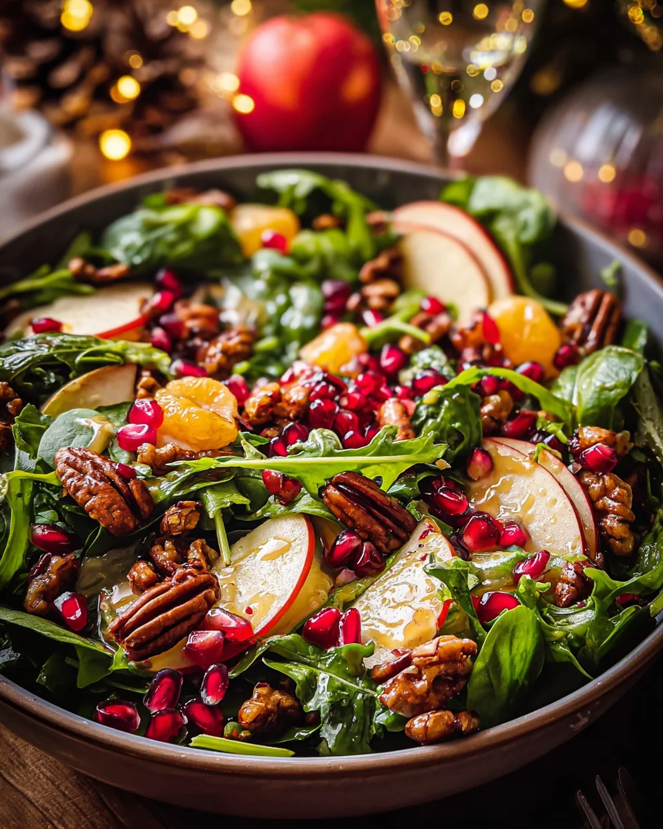 Christmas Salad with Honey Mustard Dressing 20 Christmas