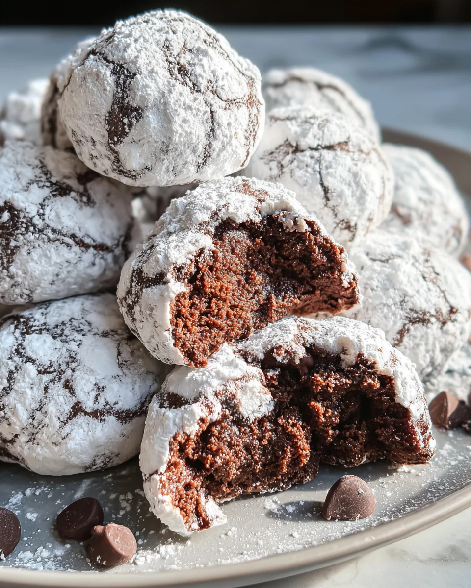 Classic Chocolate Snowball Cookies 20 Classic